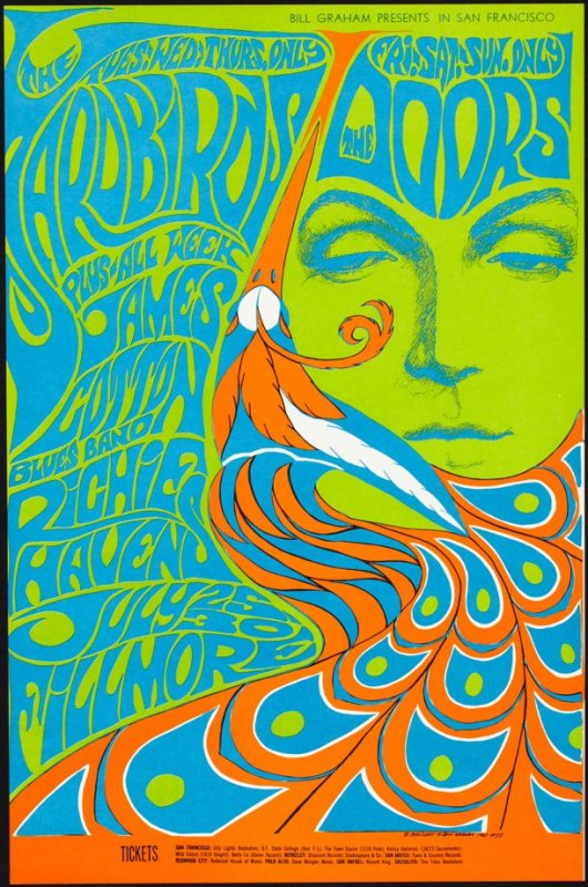Psychedelic art poster