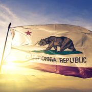California Flag Stock Image for Psychedelic Decriminalization Bill Recap